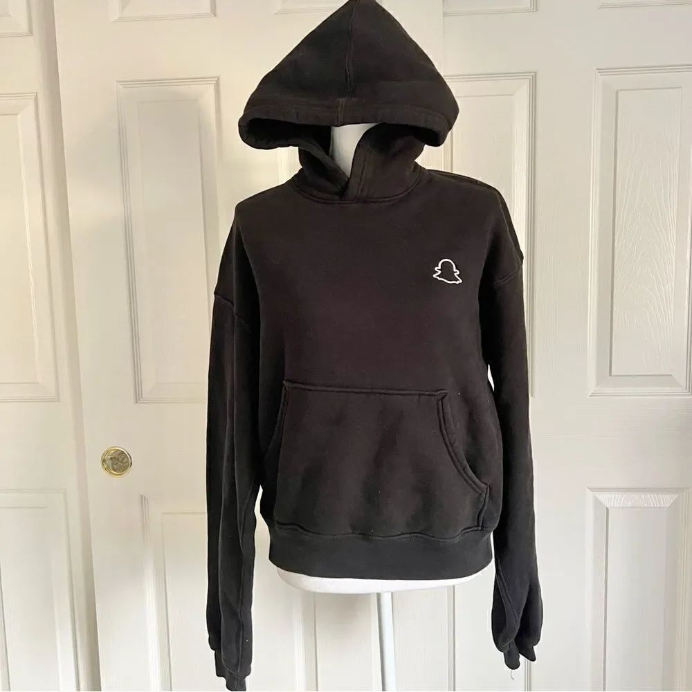 Madhappy x Snapchat Rare Limited Edition Cotton Unisex Hoodie Black XS NEW
